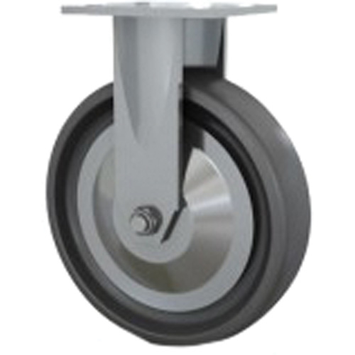 Heavy-Duty Caster, Rigid, 8" (203.2 mm), Solid Elastomer, 1000 lbs. (453.6 kg.) Toolneeds Inc.