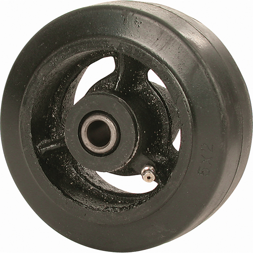 Mold-on Rubber Wheel, 6" (152 mm) Dia. x 2" (51 mm) W, 550 lbs. (249 kg.) Capacity Toolneeds Inc.