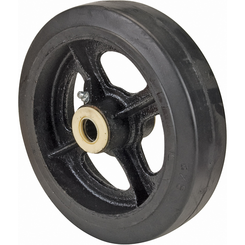 Rubber Wheels, 8" (203 mm) Dia. x 2" (51 mm) W, 600 lbs. (272 kg.) Capacity Toolneeds Inc.