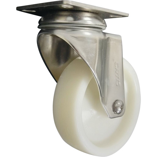 Roulette, Pivotant, 4" (101,6 mm), Nylon, 200 lb (91 kg) Toolneeds Inc.
