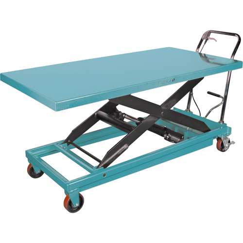 Table &eacute;l&eacute;vatrice robuste &agrave; ciseaux hydraulique, 63" lo x 31-7/8" la, Acier, Capacit&eacute; 1100 lb Toolneeds Inc.