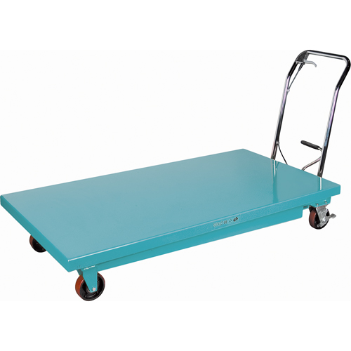 Table &eacute;l&eacute;vatrice robuste &agrave; ciseaux hydraulique, 63" lo x 31-7/8" la, Acier, Capacit&eacute; 1100 lb Toolneeds Inc.