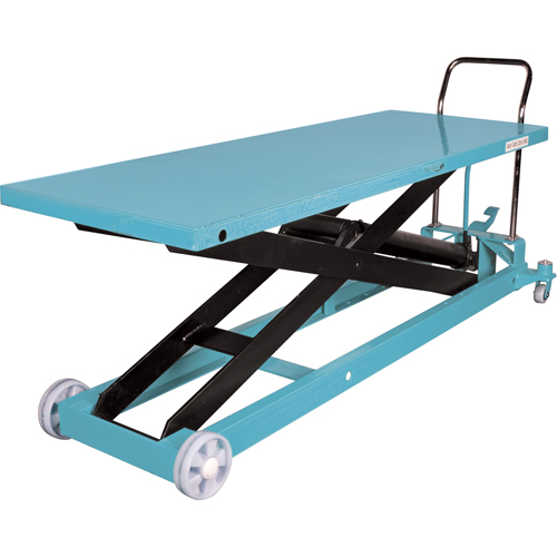 Heavy-Duty Hydraulic Scissor Lift Table, 80-1/8" L x 29-1/2" W, Steel, 2200 lbs. Capacity Toolneeds Inc.