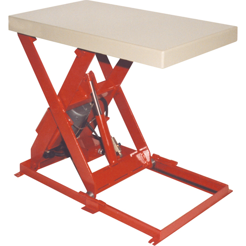 Table &eacute;l&eacute;vatrice &agrave; ciseaux, Acier, 36" lo x 20" la, Capacit&eacute; 1100 lb Toolneeds Inc.