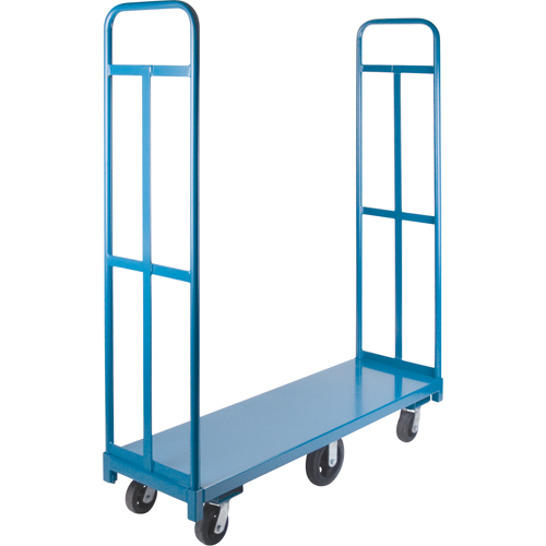 U-Boat Platform Truck, 60" L x 18" W, 1500 lbs. Capacity, Rubber Casters Toolneeds Inc.
