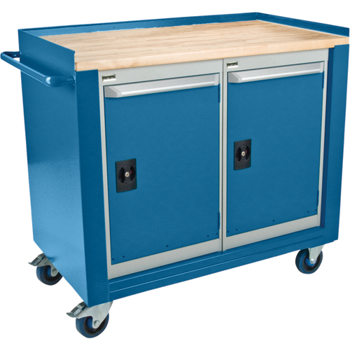 Industrial Duty Mobile Service Workbenches, Wood Surface Toolneeds Inc.