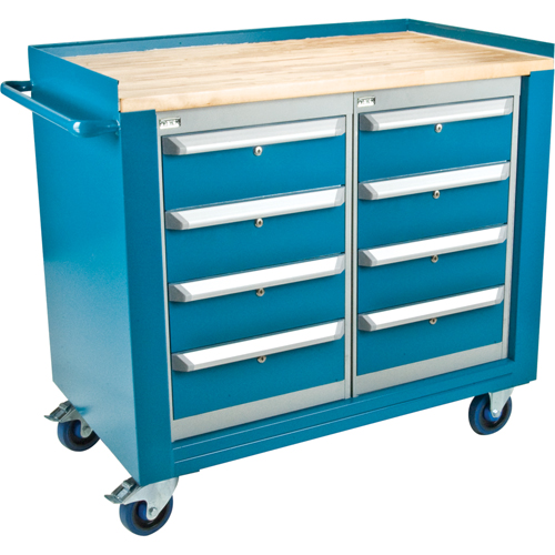 Industrial Duty Mobile Service Workbenches, Wood Surface Toolneeds Inc.