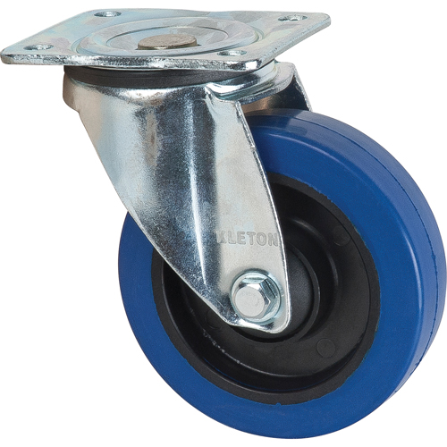 Blue Caster, Swivel, 5" (127 mm), Rubber, 400 lbs. (181 kg.) Toolneeds Inc.