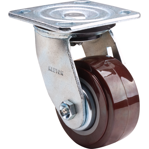 Caster, Swivel, 4" (101.6 mm), Polyurethane, 550 lbs. (249.5 kg.) Toolneeds Inc.