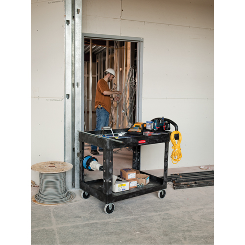 Chariot utilitaire robuste - 4500-88, 2 tiers, 17-1/8" x 33-1/4" x 39", Capacit&eacute; 500 lb Toolneeds Inc.