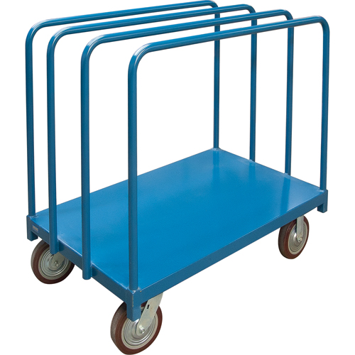 Single Level Rails Heavy-Duty Panel Mover Truck, 60" x 30" x 45", 2500 lbs. Capacity Toolneeds Inc.