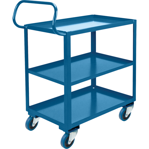 Ergonomic Shelf Truck, 800 lbs. Capacity, Steel, 20" W x 37" H x 32" D, Lip Up Toolneeds Inc.