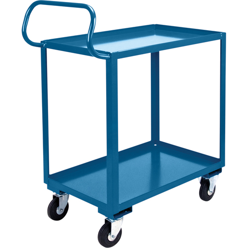Ergonomic Shelf Truck, 800 lbs. Capacity, Steel, 20" W x 37" H x 32" D, Lip Up Toolneeds Inc.