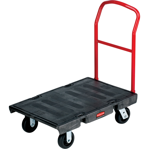 Chariot &agrave; plateforme robuste, 48" lo x 24" la, 2000 lb cap, Roues Caoutchouc Toolneeds Inc.