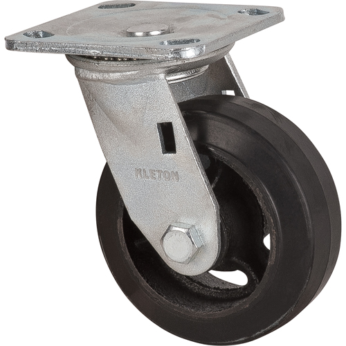 Roulette moul&eacute;, Pivotant, 5" (127 mm), Caoutchouc, 440 lb (199 kg) Toolneeds Inc.