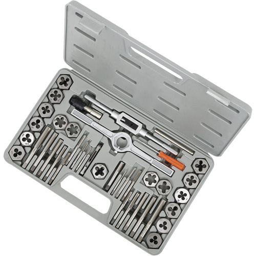 Jeu de taraud & fili&egrave;re SAE en acier rapide TD40H, 40 Morcea Toolneeds Inc.