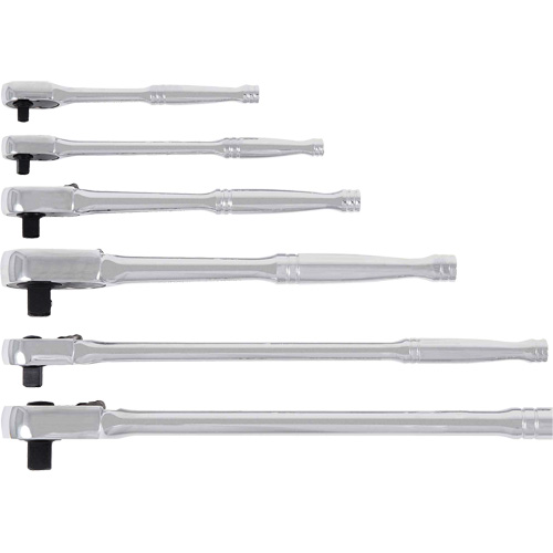 RHQ-12L Cl&eacute; &agrave; cliquet &agrave; long manche et t&ecirc;te ovale, Prise de 1/2", Poign&eacute;e Ordinaire Toolneeds Inc.