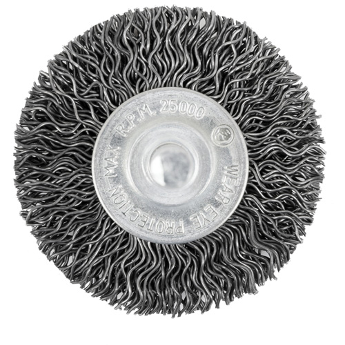 105-2 Shaft Mounted Crimped Radial Brush, 2", .02" Fill Toolneeds Inc.