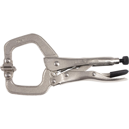 Super Heavy-Duty Locking C-Clamp with Swivel Pad, 6" (152 mm) Capacity Toolneeds Inc.