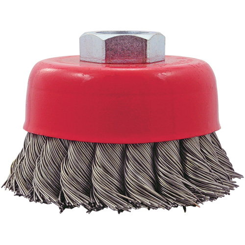 CK3201T Knotted Twist Wire Cup Brush, 3" Dia. x 5/8"-11 Arbor Toolneeds Inc.