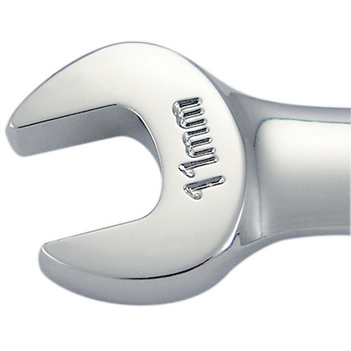 Cl&eacute; mixte &agrave; cliquet &agrave; motif long non r&eacute;versible, 11 mm, Fini Chrome Toolneeds Inc.