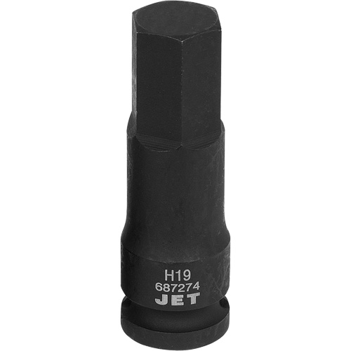 Impact Bit, Hex, 19 mm x 1/2" Drive Toolneeds Inc.