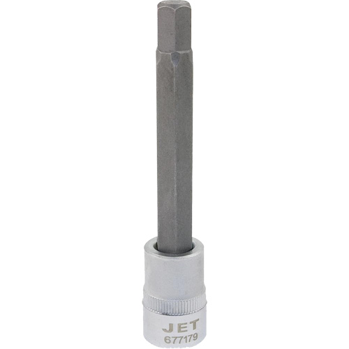Bit Socket, Hex, 10 mm x 4" L, 3/8" Drive Toolneeds Inc.