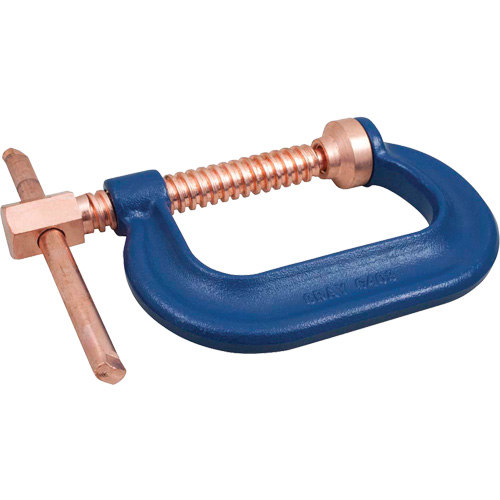 Heavy-Duty Forged C-Clamp, 10" (254 mm) Capacity, 5" (127 mm) Throat Depth Toolneeds Inc.