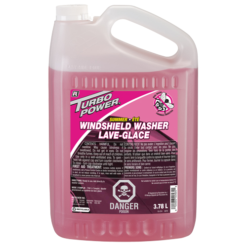 Turbo Power&reg; Summer Bug Wash Windshield Washer Fluid, Jug, 3.78 L Toolneeds Inc.