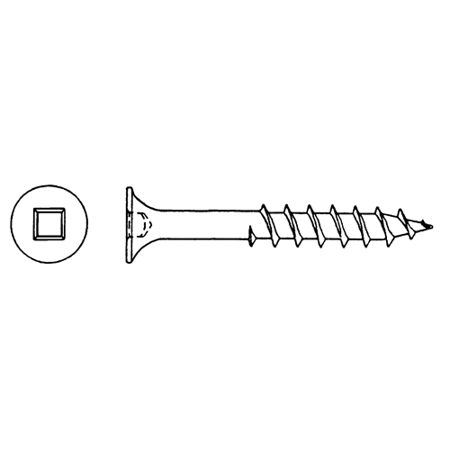 Vis de pont, #8 x 2-1/2" lo, Vert Toolneeds Inc.