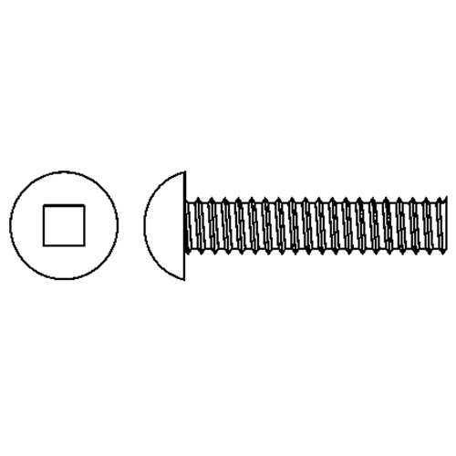 Vis m&eacute;caniques &agrave; t&ecirc;te ronde, #10-24 x 2" lo, Zingu&eacute; Toolneeds Inc.