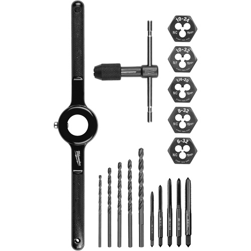 Jeu de tarauds et fili&egrave;res, 17 Morceaux Toolneeds Inc.