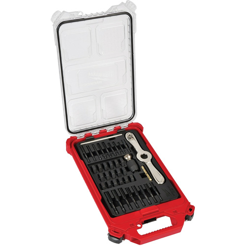 Metric Tap & Die PackOut Set with Hex-Lok 2-in-1 Handle, 38 Pieces Toolneeds Inc.