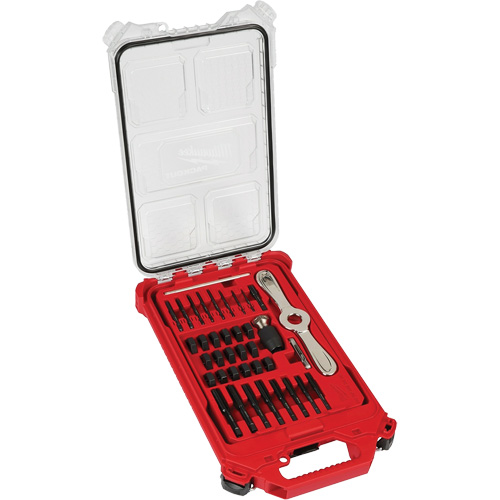 SAE Tap & Die PackOut Set with Hex-Lok 2-in-1 Handle, 38 Pieces Toolneeds Inc.