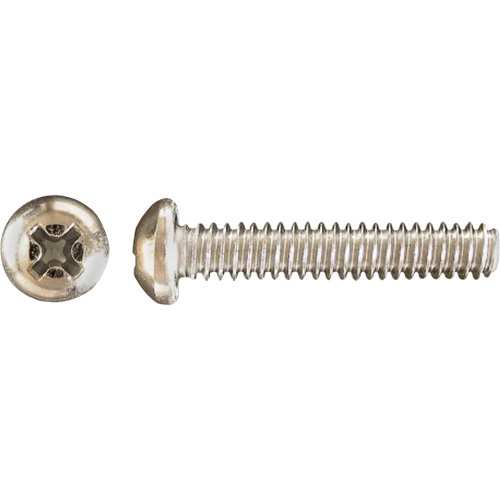 Pan Phillips HD Machine Screws, #8 x 3" L, Zinc Plated Toolneeds Inc.