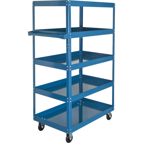 Shelf Carts , 5 Tiers, 18" W x 61" H x 30" D, 900 lbs. Capacity Toolneeds Inc.