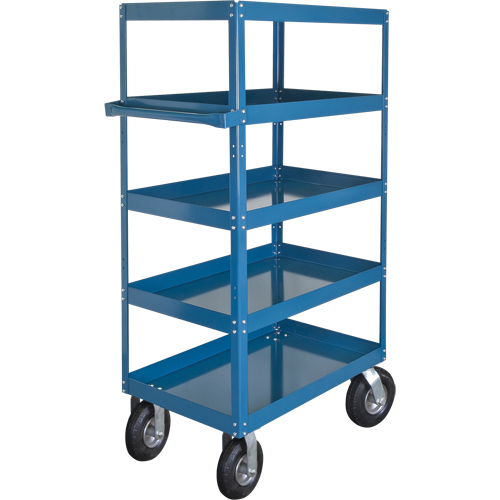 Shelf Carts , 5 Tiers, 24" W x 65" H x 36" D, 900 lbs. Capacity Toolneeds Inc.