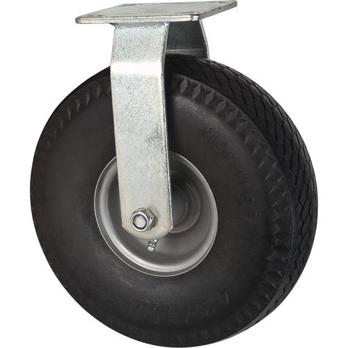 Flat-Free Casters, Rigid, 10" (254 mm), Flat-Free, 300 lbs. (136 kg.) Toolneeds Inc.
