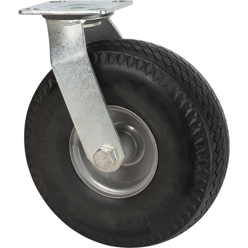 Flat-Free Casters, Swivel, 10" (254 mm), Flat-Free, 300 lbs. (136 kg.) Toolneeds Inc.
