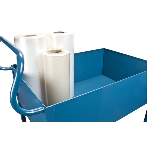 Chariots de service &agrave; bordure profonde, 2 Tiers, 24" la x 47" h x 36" p, Capacit&eacute; 1200 lb Toolneeds Inc.