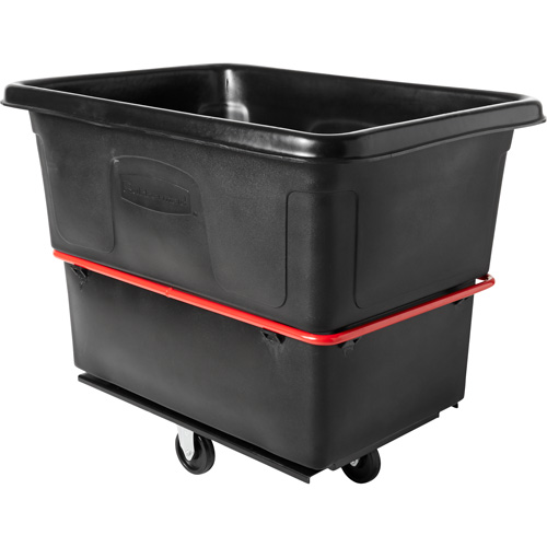 Chariot cubique utilitaire &agrave; usage intensif, Plastique recycl&eacute; noir, 48-1/4" lo x 34-1/8" la x 37-7/8" h, Volume 20 pi³, Capacit&eacute; 1200 lb Toolneeds Inc.