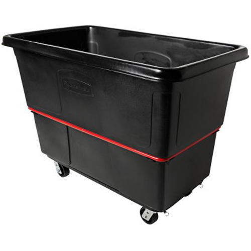 Chariot utilitaire &agrave; usage intensif, Plastique recycl&eacute; noir, 59"/34-5/8" lo x 34"/59-1/64" la x 42-1/16"/42-7/8" h, Volume 27 pi³, Capacit&eacute; 1200 lb Toolneeds Inc.