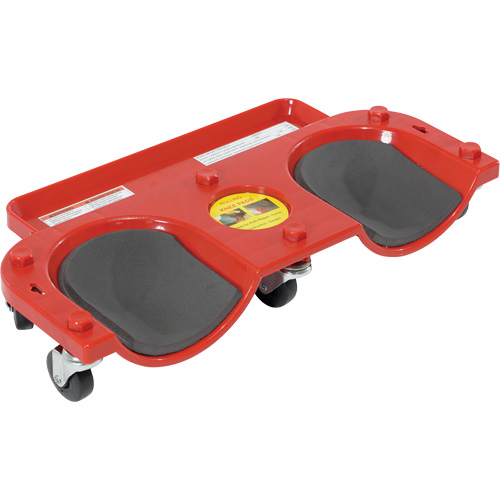 Rolling Knee Dolly, Plastic, Red, 350 lbs. Capacity Toolneeds Inc.