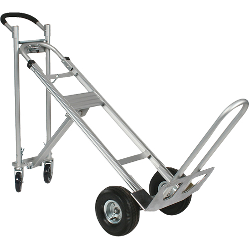 Three-Position Spartan III Convertible Hand Truck, Aluminum, 750 lbs. Capacity Toolneeds Inc.