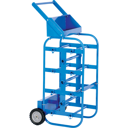 Portable Wire Reel Caddy, Steel, 11 Rod, 19-1/2" W x 43-1/4" H x 17-1/2" D, 150 lbs. Capacity Toolneeds Inc.
