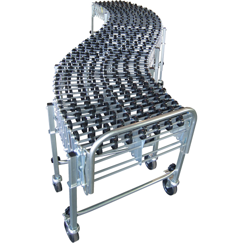Expandable/Flexible Conveyors, 24" W x 24' 8" L, 226 lbs. per lin. ft. Capacity Toolneeds Inc.