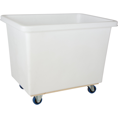 Chariot-caisse en &agrave; parois effil&eacute;es, Poly&eacute;thyl&egrave;ne blanc, 43" lo x 30" la x 34" h, Volume 16 pi³, Capacit&eacute; 600 lb Toolneeds Inc.
