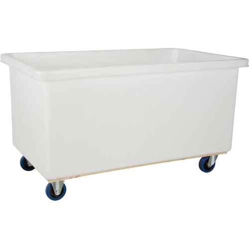 Straight Wall Box Truck, White Polyethylene, 51" L x 33" W x 39" H, 25 cu. Ft. Volume, 600 lbs. Capacity Toolneeds Inc.