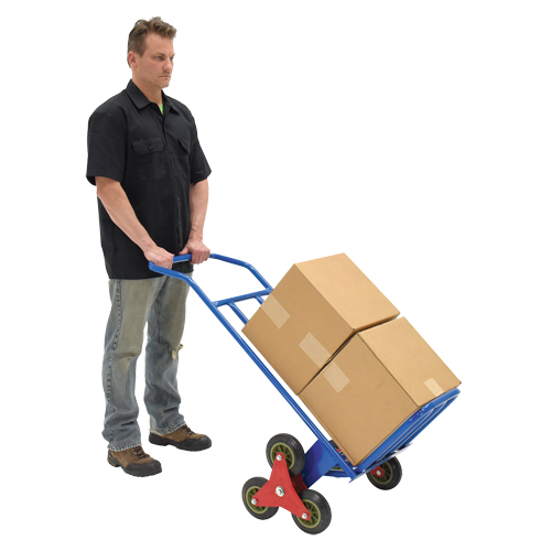 Stair Climbing Hand Truck, Steel Frame, 24" W x 45-3/4" H, 300 lbs. Capacity Toolneeds Inc.