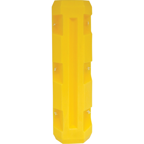 Slim Column Protector, 5" x 5" Inside Opening, 12" L x 12" W x 42" H, Yellow Toolneeds Inc.